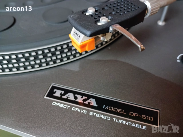 TAYA DP-510 direct drive перфектен , снимка 5 - Грамофони - 53082921