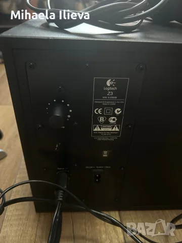 Мощна 2.1 аудио система Logitech Z3 – 40W RMS (Дървен субуфер), снимка 2 - Тонколони - 55780275