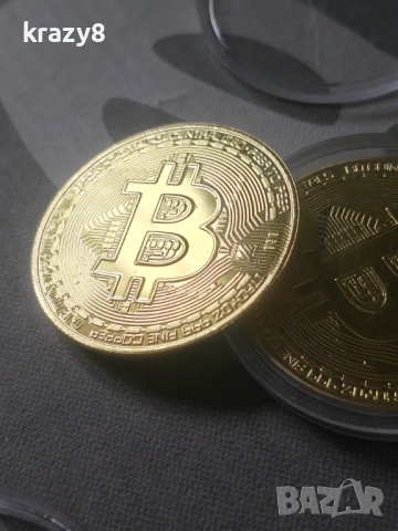 Биткойн монета за подарък или колекция, снимка 3 - Нумизматика и бонистика - 51978729