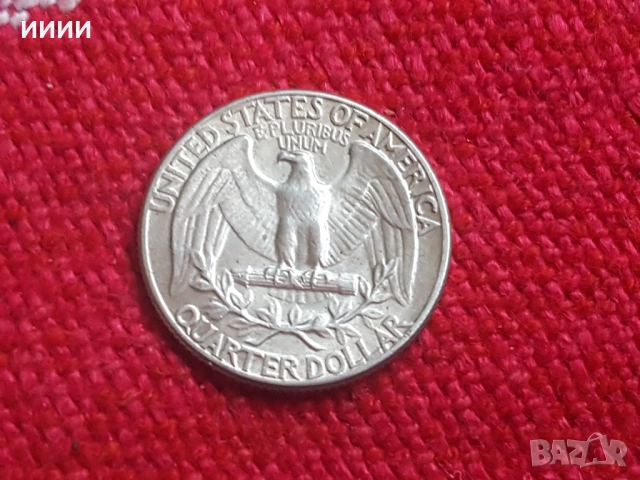 Сребърна монета 1/4 долар 1964