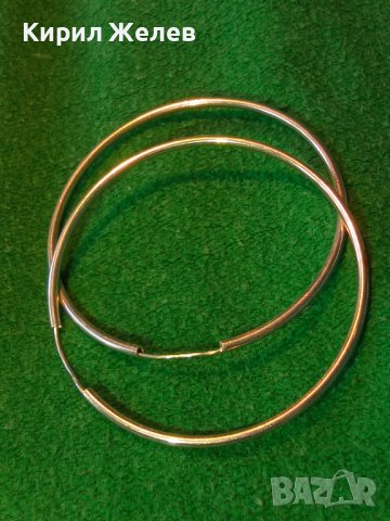 ШАРМАНТНИ КЛАСИЧЕСКИ ВИНТИДЖ АРТ МОДЕЛ СРЕБЪРНИ ОБЕЦИ ВИСОКА ПРОБА СРЕБРО РЪЧНА ИЗРАБОТКА 38534