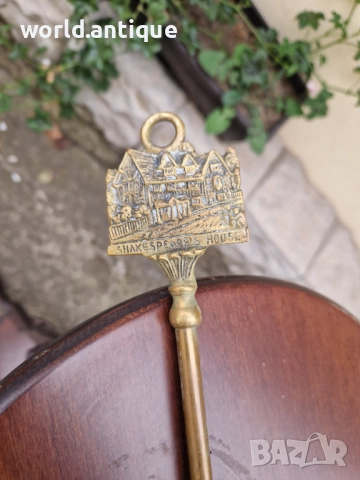 Антикварна английска бронзова обувалка , снимка 4 - Антикварни и старинни предмети - 52269812