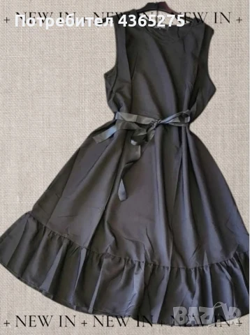 Нов модел летни рокли с коланче 💕S M L XL ☺️Най-ниска цена 🍀дължина до коляното-100см.✅26лв, снимка 5 - Рокли - 50454688