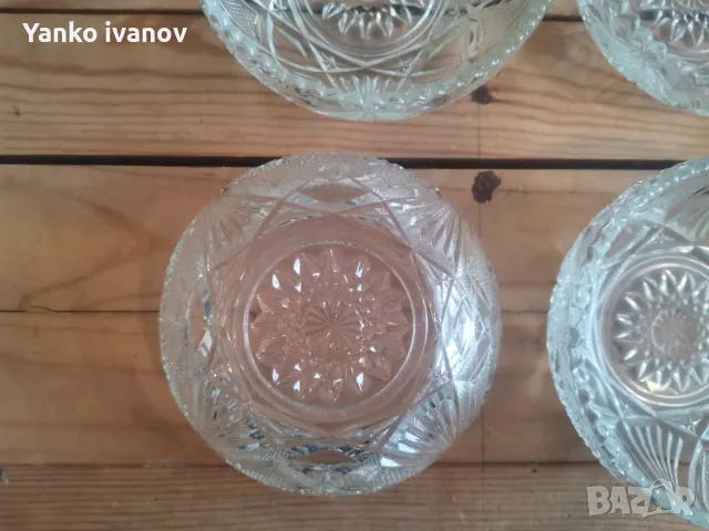 кристални купички, снимка 3 - Сервизи - 48310077