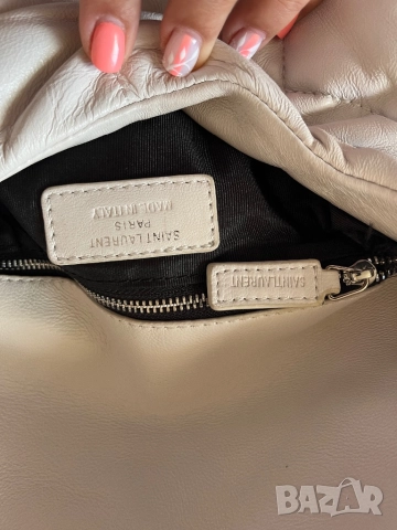 YSL естествена кожа чанта, снимка 8 - Чанти - 52374847