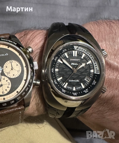 Автоматичен часовник Pirelli - PZeroTempo - Дайвър 300 метра, снимка 3 - Мъжки - 52440157