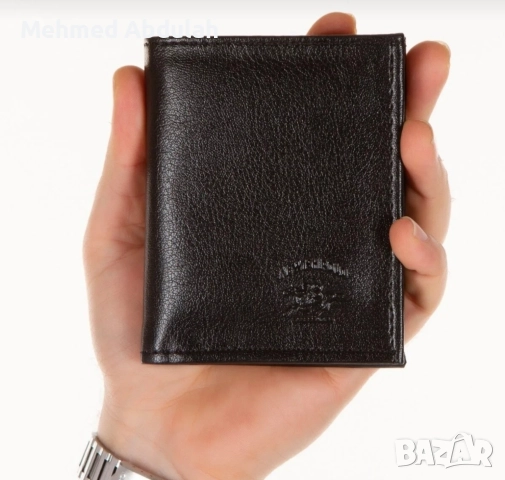 Черно портмоне с монетник, снимка 5 - Портфейли, портмонета - 52620416