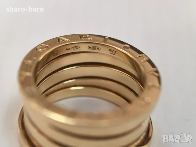 Оригинална халка Bvlgari B.zero1 Size 52, снимка 6 - Пръстени - 48827415