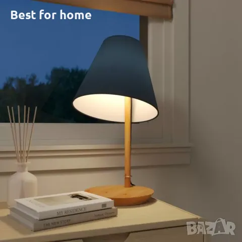 Дизайнерска настолна лампа Lucande Jinda, снимка 4 - Настолни лампи - 48357169