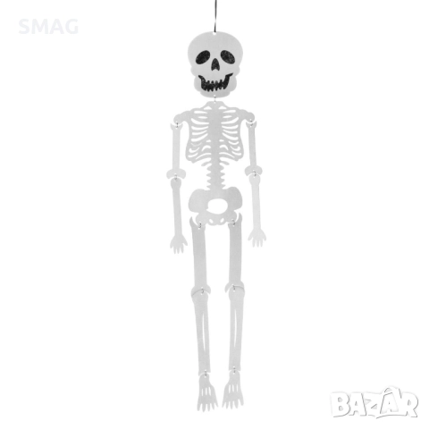 Висящ движещ се скелет за Halloween / Хелоуин, 80 см_1244356