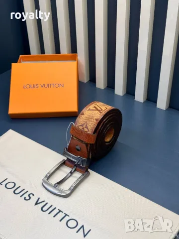 Louis Vuitton естествена кожа колани , снимка 8 - Колани - 49582150