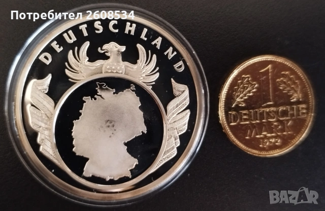 1 МАРКА 1972 В ПОСРЕБРЕН ПЛАКЕТ, снимка 2 - Нумизматика и бонистика - 53758025