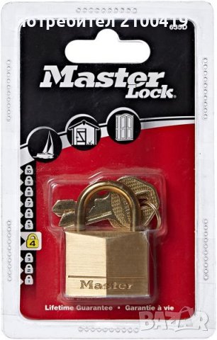 Катинар за кутиии с инструменти, портали, гаражи Master lock