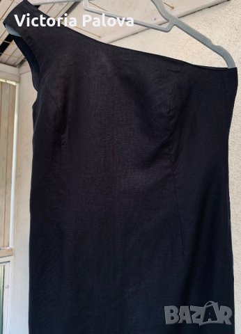 Елегантна рокля лен Италия, снимка 2 - Рокли - 44280119