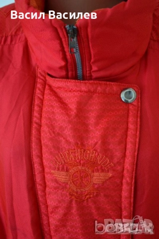 Luhta ватирано дамско яке червено размер 38, снимка 7 - Якета - 51931064