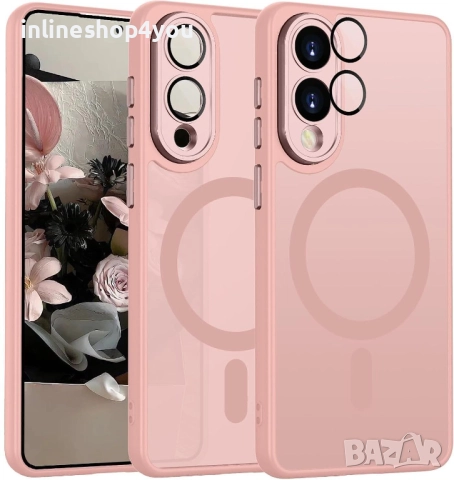 Матов MAGSAFE Кейс за Samsung Galaxy S25 EDGE , снимка 5 - Калъфи, кейсове - 51854685