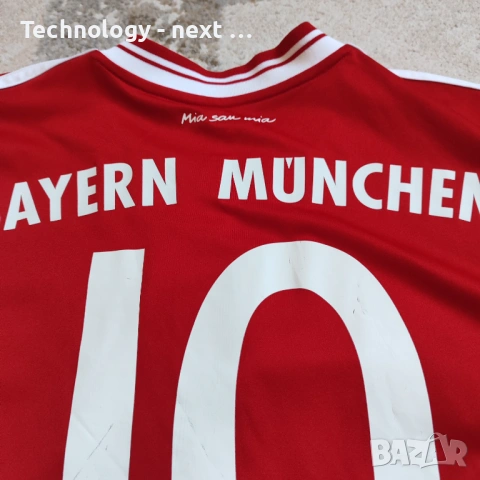 Оригинална тениска Bayern Munich 2014/15–ROBBEN10–FIFA World Champions, снимка 9 - Футбол - 53813565
