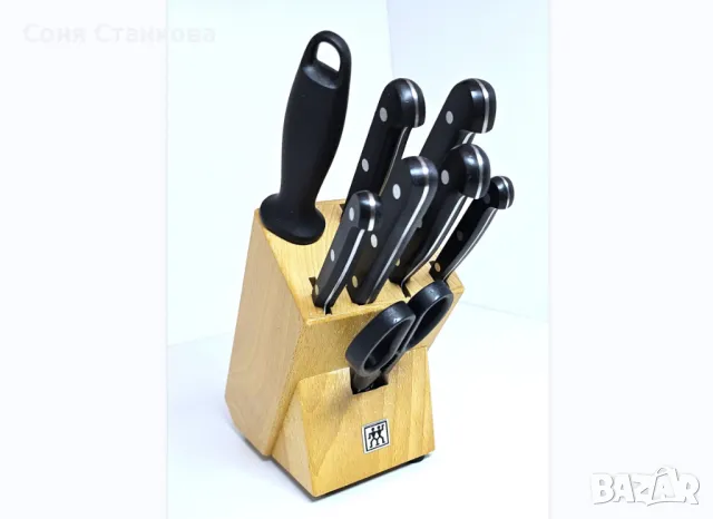 ZWILLING - Луксозен комплект кухненски ножове с блок