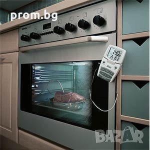 TFA електронен кухненски термо таймер, часовник, аларма, внос от Германия