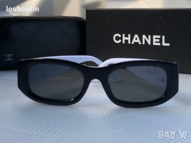 Дамски слънчеви очила елипса овални черно и бяло, снимка 9 - Слънчеви и диоптрични очила - 51703629