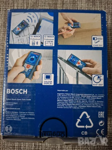 Лазерна ролетка Bosch, снимка 2 - Измервателни инструменти - 56187298