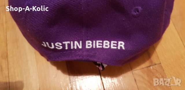 Justin Bieber Believe Tour Swaggy Purple Snapback Cap Hat, снимка 2 - Други - 34018077