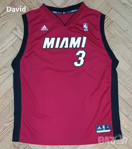 NBA оригинален потник на Miami Heat Dwyane Wade, снимка 1 - Баскетбол - 44492577