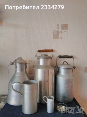 Ибрик,гюмове,мерки за течности,стар от аломиний., снимка 12 - Декорация за дома - 35290437