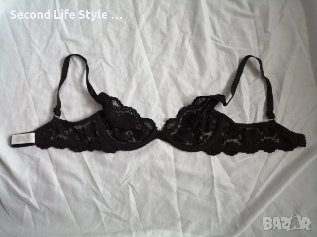 75B прозрачен дантелен сутиен марка Cubus, снимка 8 - Бельо - 52900141