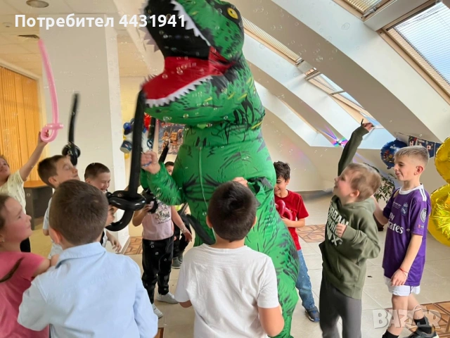 Динозавърско парти - Атракция / Шоу с Динозавър, снимка 4 - Аниматори, танцьори, статисти… - 49915077