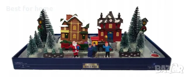 Коледно село/ градче 17 части с осветление от Magik Vllage, снимка 2 - Декорация за дома - 48220545