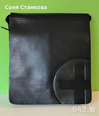 STRELLSON - Мъжки чанти за през рамо - естествена кожа, снимка 14 - Чанти - 42115030