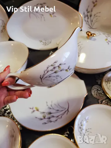Френски сервиз за хранене и кафеLIMOGES , снимка 7 - Сервизи - 47603012