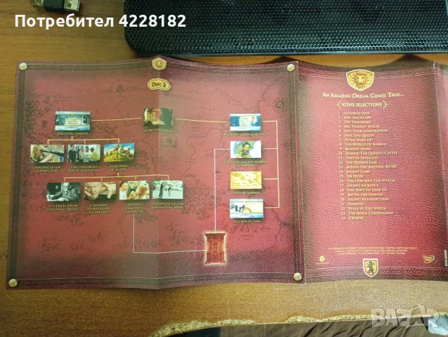 The Chronicles of Narnia Special 2 Disc DvD Collector's Edition, снимка 10 - DVD филми - 55846735