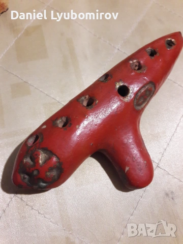 Продавам Старинна ОКАРИНА, снимка 2 - Антикварни и старинни предмети - 53058204