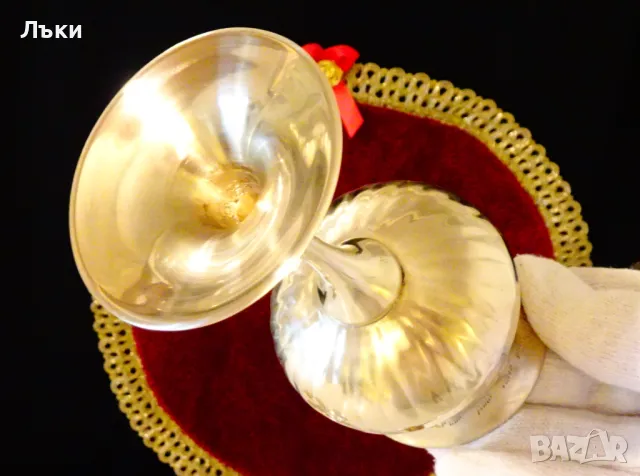 Фантастичен бронзов бокал,чаша за вино. , снимка 7 - Антикварни и старинни предмети - 48176280