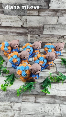 Сладки малки мечета в оранжево и синьо!!, снимка 9 - Декорация за дома - 53659002