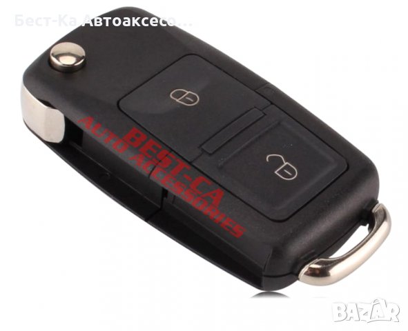 Кутийка ключ VW, Seat, Skoda 2 бутона без острие OS, снимка 2 - Аксесоари и консумативи - 33860486