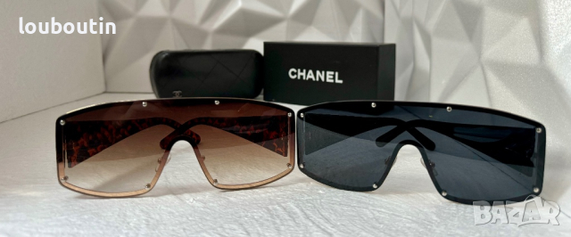 CH дамски слънчеви очила маска с лого, снимка 11 - Слънчеви и диоптрични очила - 44685631