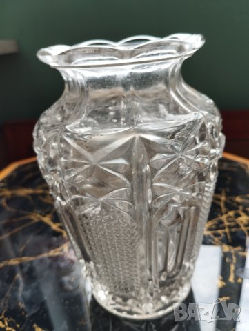 стара кристална ваза арт деко, снимка 1 - Други ценни предмети - 41119519