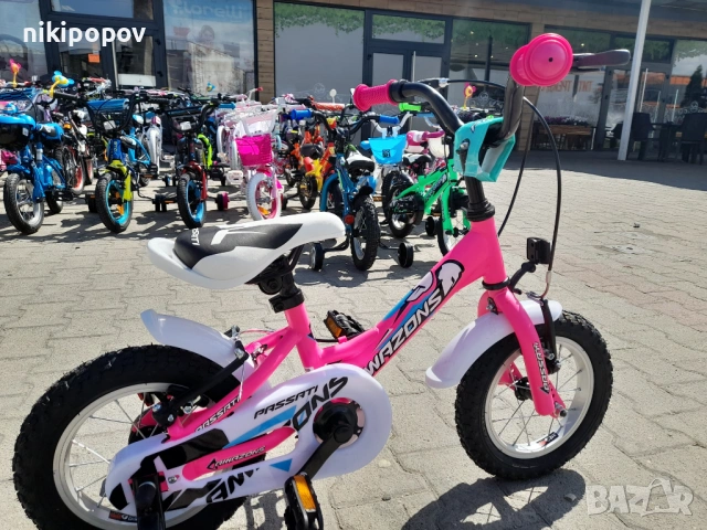 PASSATI Велосипед 12" AMAZONS розов, снимка 4 - Велосипеди - 53758934