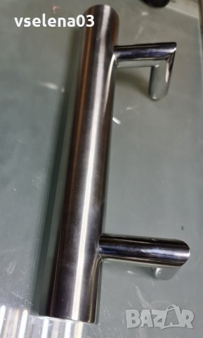 Иноксова дръжка  за врата,прозорец, снимка 2 - Интериорни врати - 34252561