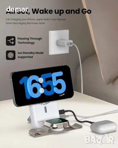 Магнитна външна батерия Galeces, снимка 8 - Външни батерии - 49846730