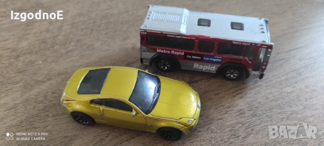 Mattel Matchbox 2003 Nissan 2 и 2004 City bus 