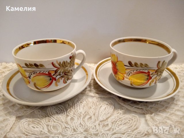 Руски порцелан , снимка 3 - Чаши - 40277808