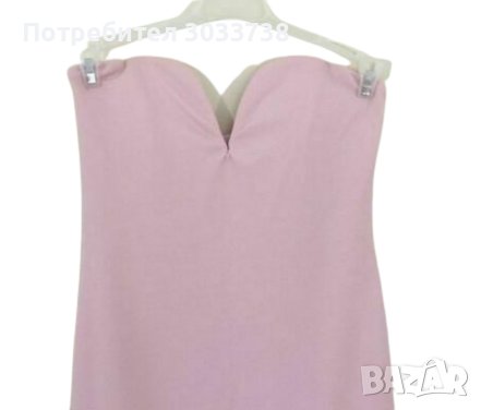 Нова Nookie Розова Къса Елегантна Рокля Без Ръкав и Презрамки Размер М, снимка 4 - Рокли - 36161069