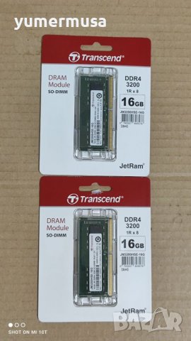 Transcend DDR4 16GB-чисто нови , снимка 1 - RAM памет - 40186031
