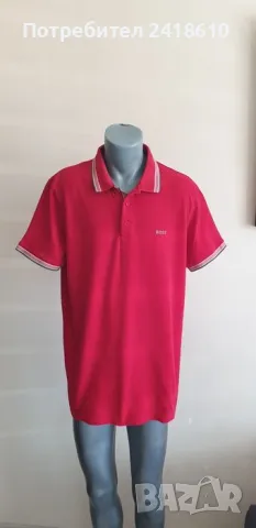 Hugo Boss Paddy Pique Cotton Regular Fit Mens Size XL - 2XL ОРИГИНАЛНА Тениска!, снимка 8 - Тениски - 50095267