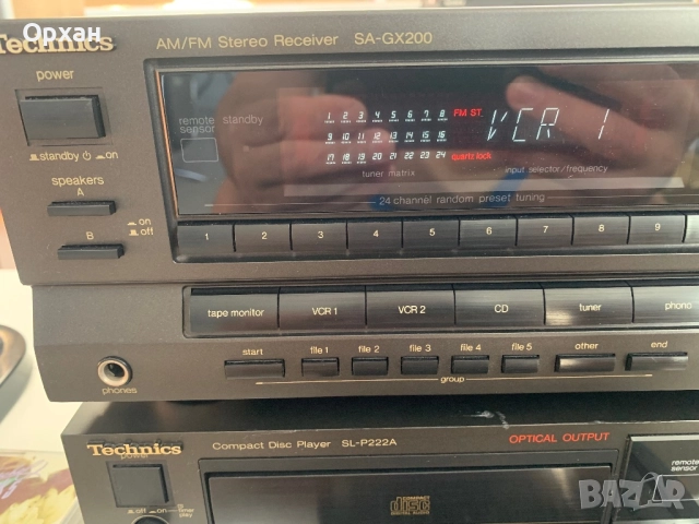 Technics SA-GX200,SL-P222A, снимка 2 - Ресийвъри, усилватели, смесителни пултове - 52406452