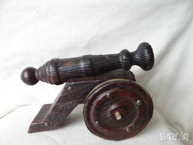 Ръчно изработен дървен топ, снимка 6 - Други ценни предмети - 41739322